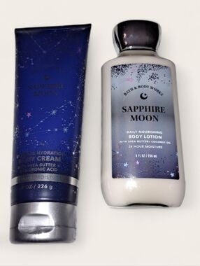 Bath And Body Works Sapphire Moon 2 Piece Bodycare Set New